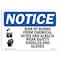 Signmission OSHA Notice Sign, 7" Height, 10" Width, Risk Of Burns From Chemical Sign With Symbol, Landscape OS-NS-D-710-L-18113 - alternate 1